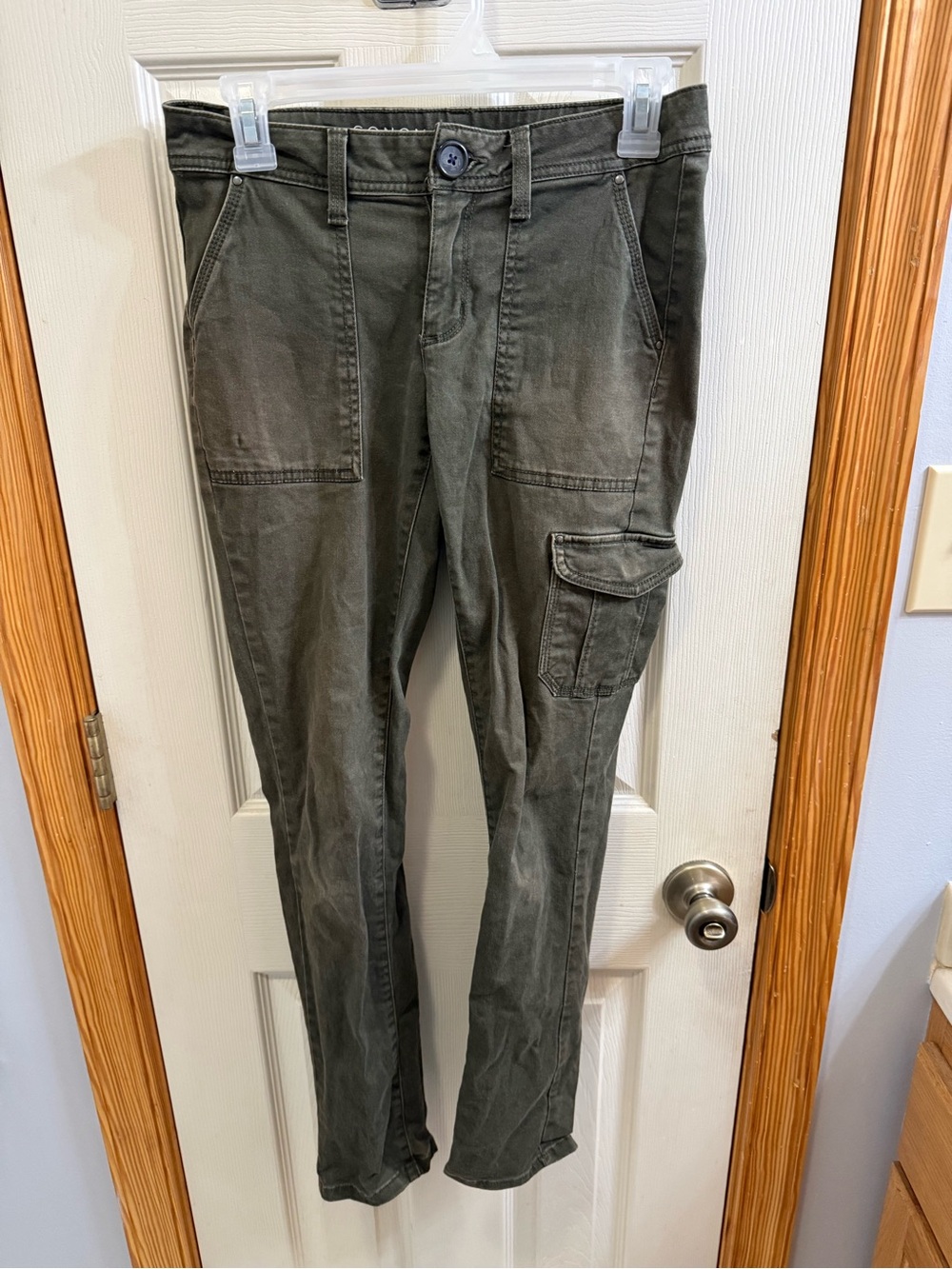 Sonoma Olive Green Straight Leg Cargo Pants